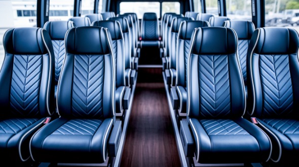 25 passenger minibus inside san angelo