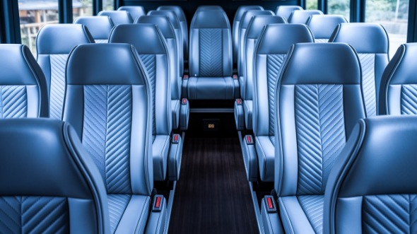 28 passenger minibus inside san angelo
