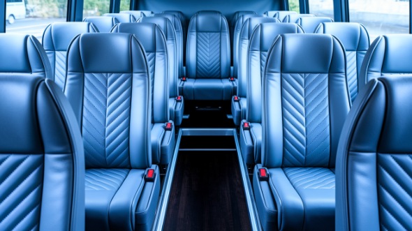 35 passenger minibus inside san angelo