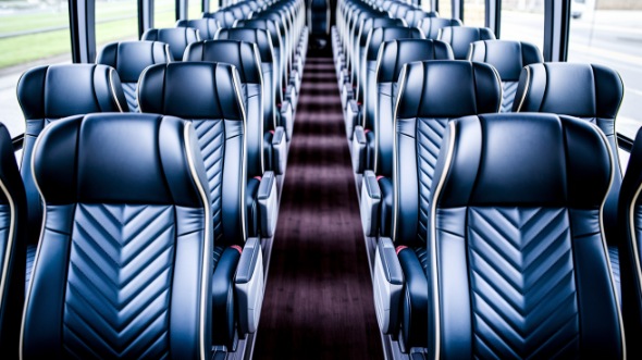 54 passenger charter bus inside san angelo