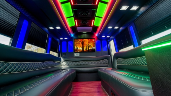 party bus rental interior san angelo