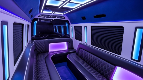 sprinter limo rental interior georgetown